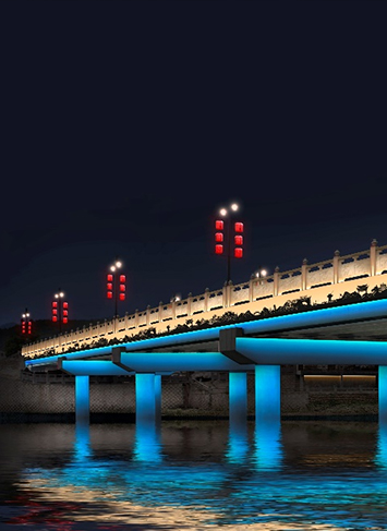 Projek Pencahayaan Pemandangan Malam Bandar Heqiao